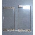 New arrival full cover tempered glass protector for s6 edge plus with gold